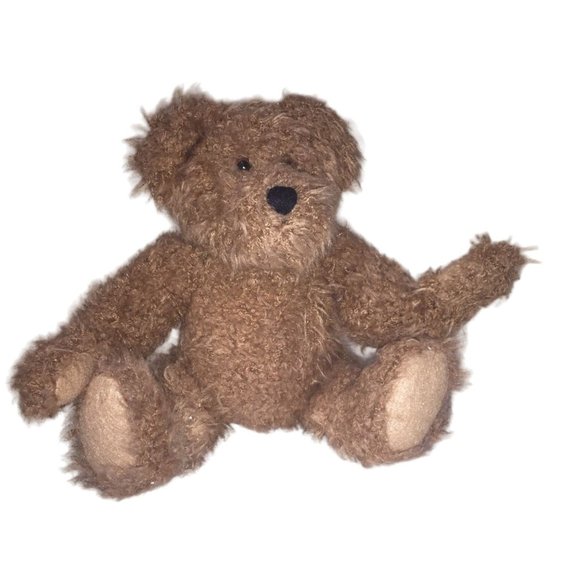 BOYDS Bears Cute Tan Jointed Teddy Bear Plush - Sweet Face! - Picture 1 of 11